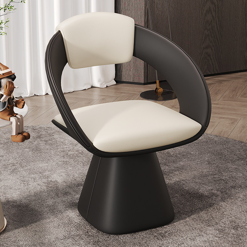 Beauty No Makeup - Luxury Office Vanity Stools Swivel Wooden