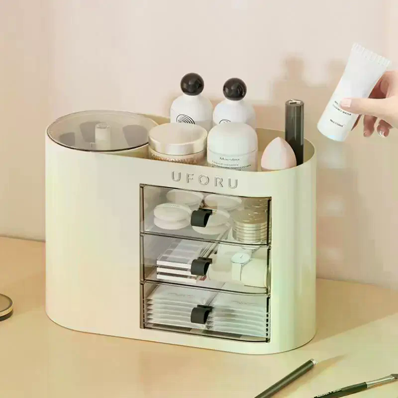 Auto Push Lifting Makeup Organ - Beauty Makeup Vanity Set recension och pris