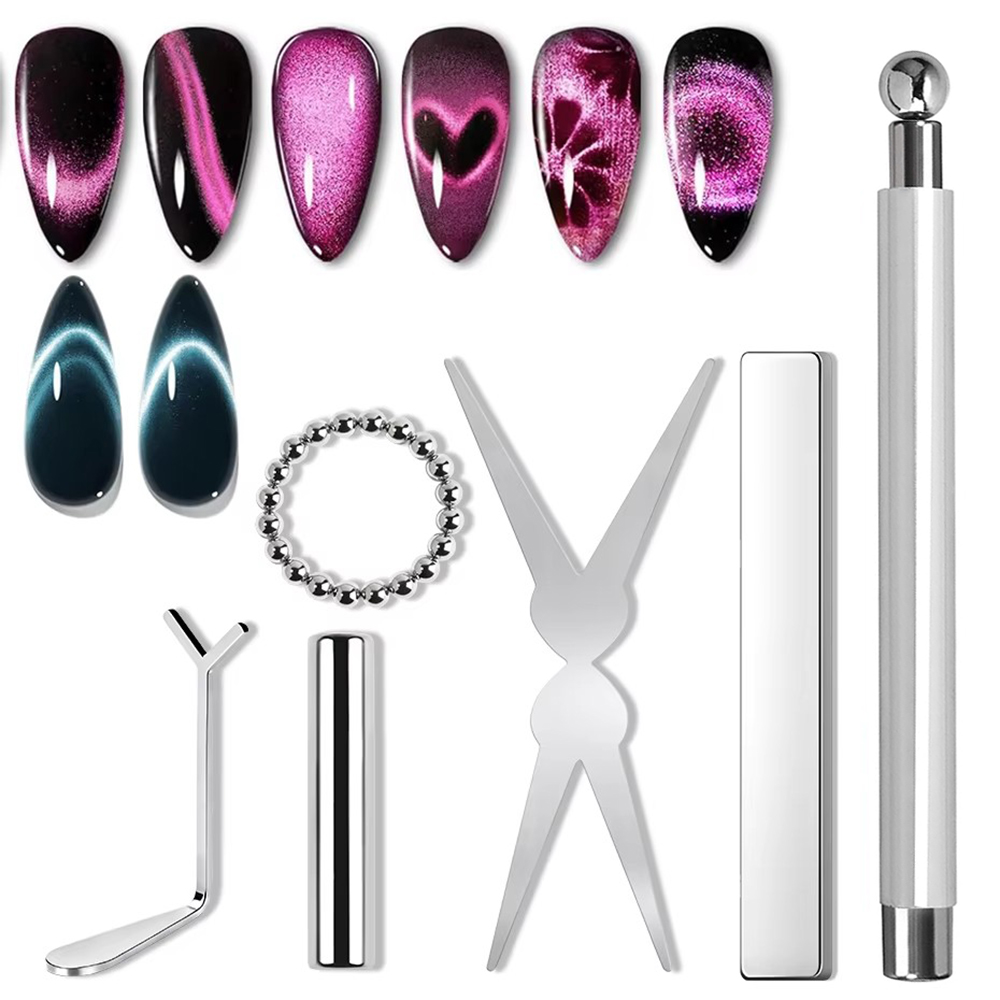 LULAA 1/6Pcs Nail Art Magnetic - Contour Palette Stick recension och pris