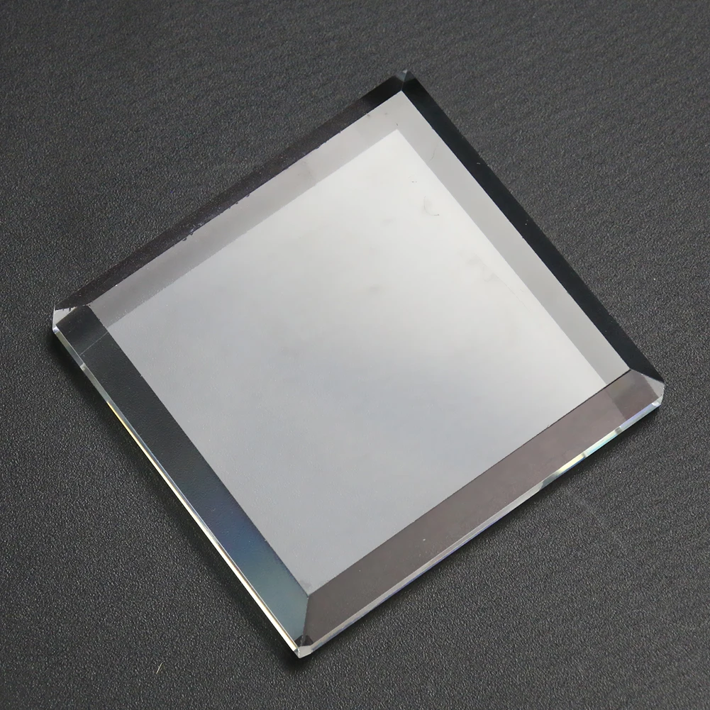 Trapezoid Square Crystal Glass - Beauty No Makeup recension och pris