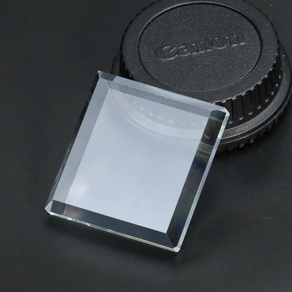 Trapezoid Square Crystal Glass - Beauty No Makeup recension och pris