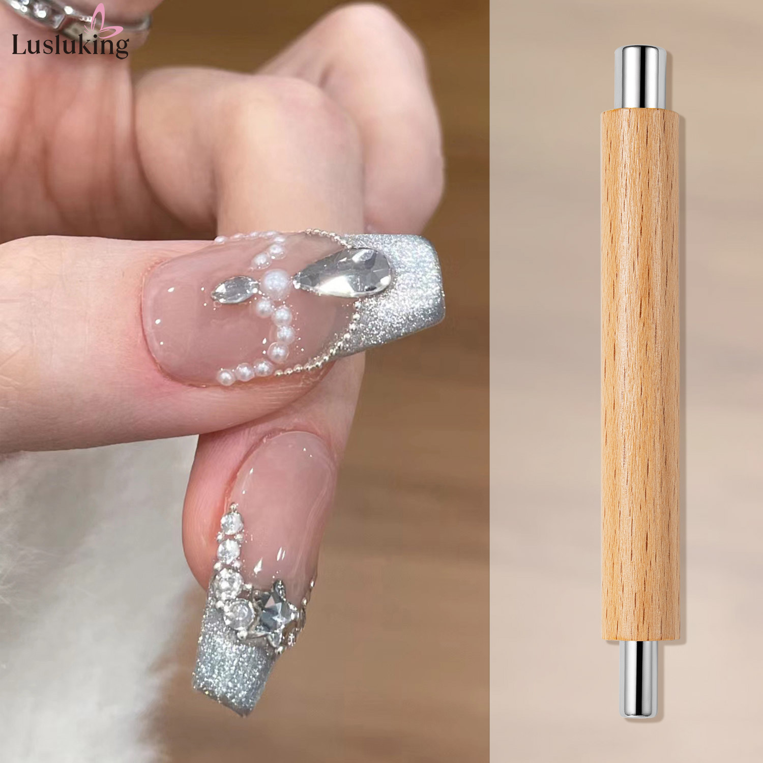1pc Nail Art Nail Magnetic Sti - Contour Palette Stick recension och pris