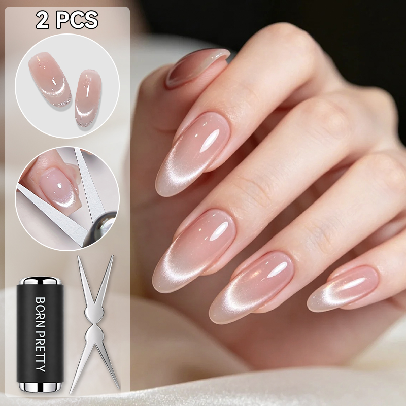 1/2Pcs Dual Head Nail Art Magn - Contour Palette Stick recension och pris