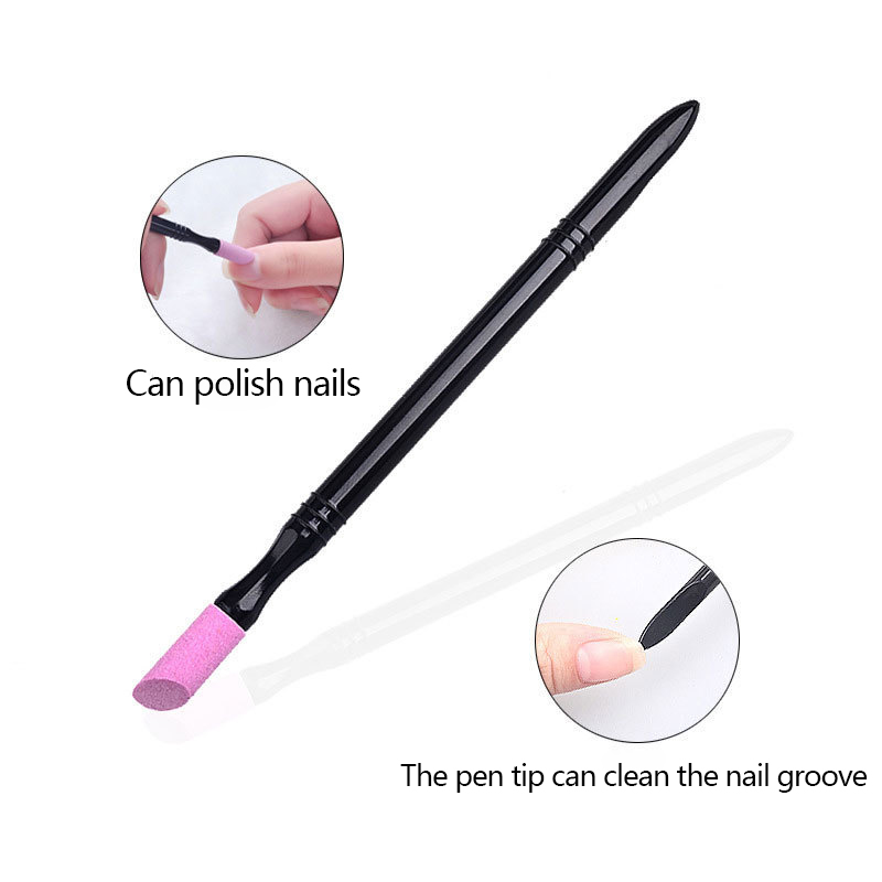 1pc/5pcs Nail File Cuticle Sto - Contour Palette Stick recension och pris