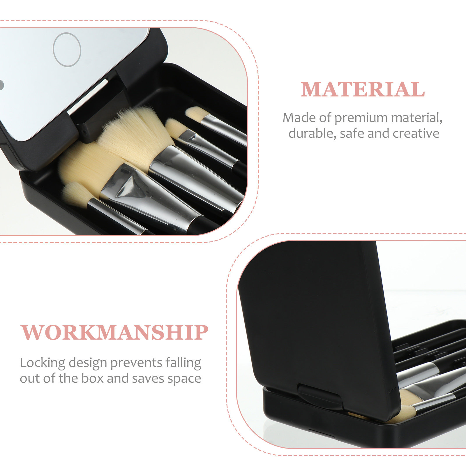 5Pcs LED Light Makeup Mirror S - Beauty Makeup Vanity Set recension och pris