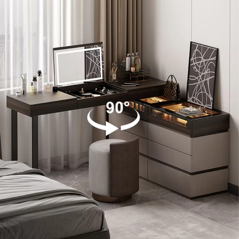 Women Organizer Luxury Dresser - Beauty Makeup Vanity Set recension och pris