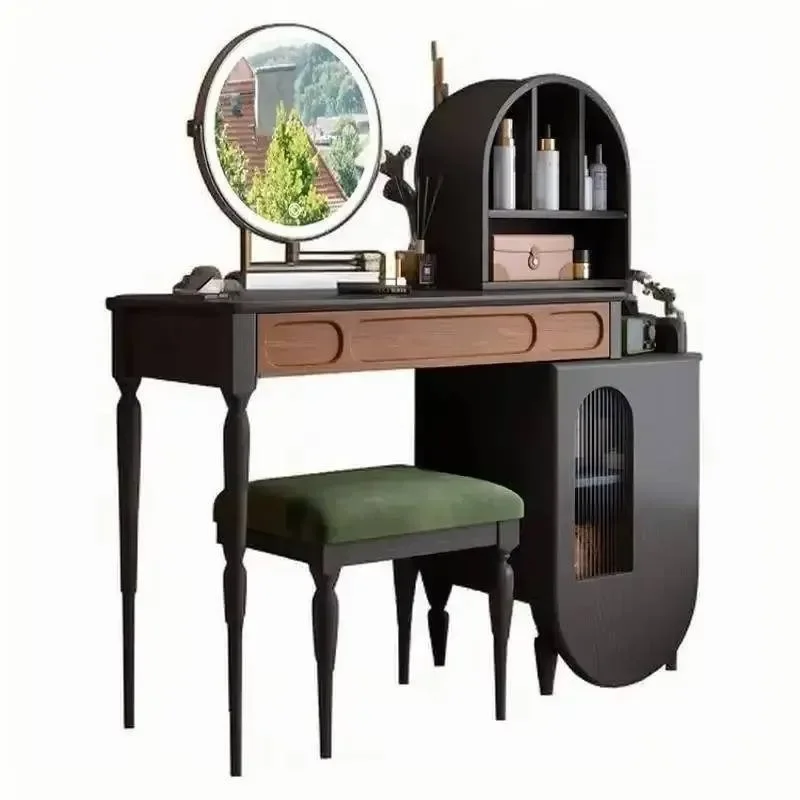 Organizer Black Vanity Table D - Beauty Makeup Vanity Set recension och pris