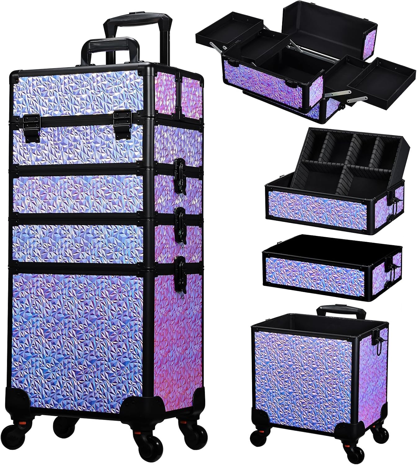 Rolling Makeup Train Case, Lar - Beauty Makeup Vanity Set recension och pris