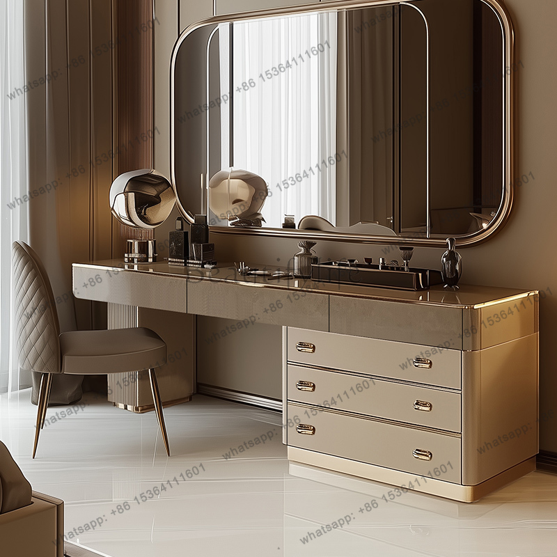 Full Set Wooden Vanity Table N - Beauty Makeup Vanity Set recension och pris